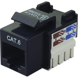 BELKIN COMPONENTS Belkin Cat. 6 Keystone Jack - Network Connector - RJ-45, 110-punchdown (R6D026-AB6)