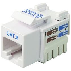 BELKIN COMPONENTS Belkin Cat.6 Keystone Jack - Network Connector - RJ-45 (R6D026-AB6WHT10)