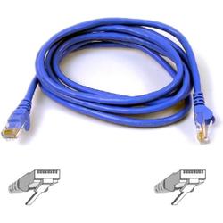 BELKIN COMPONENTS Belkin Cat. 6 Patch Cable - 1 x RJ-45 - 1 x RJ-45 - 25ft - Blue