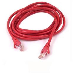 BELKIN COMPONENTS Belkin Cat. 6 UTP Cable - 1 x RJ-45 - 1 x RJ-45 - 3ft - Red