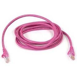 Belkin Cat. 6 UTP Patch Cable - 1 x RJ-45 - 1 x RJ-45 - 6ft - Pink