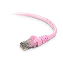 BELKIN COMPONENTS Belkin Cat.6 UTP Patch Cable - 1 x RJ-45 - 1 x RJ-45 - 7ft - Pink