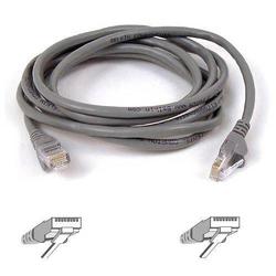 BELKIN COMPONENTS Belkin Cat5e Network Cable - 1 x RJ-45 Network - 1 x RJ-45 Network - 10ft - Gray