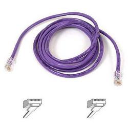 BELKIN COMPONENTS Belkin Cat5e Patch Cable - 1 x RJ-45 - 1 x RJ-45 - 10ft - Purple