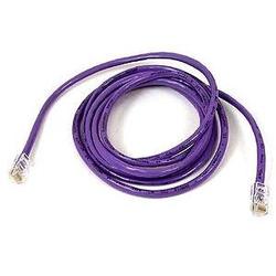 Belkin Cat5e Patch Cable - 1 x RJ-45 - 1 x RJ-45 - 14ft - Purple