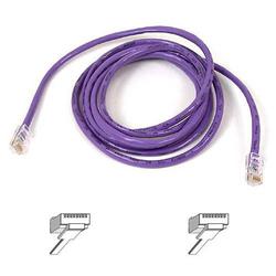 BELKIN COMPONENTS Belkin Cat5e Patch Cable - 1 x RJ-45 - 1 x RJ-45 - 15ft - Purple (A3L791-15-PUR-S)