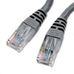 BELKIN COMPONENTS Belkin Cat5e Patch Cable - 1 x RJ-45 - 1 x RJ-45 - 50ft - Gray (A3L791-50-M)