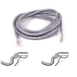 BELKIN COMPONENTS Belkin Cat5e Patch Cable - 1 x RJ-45 Network - 1 x RJ-45 Network - 14ft - Gray (A3L791-14-H)