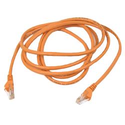 BELKIN COMPONENTS Belkin Cat5e Patch Cable - 1 x RJ-45 Network - 1 x RJ-45 Network - 14ft - Orange (A3L791-14-ORG-S)