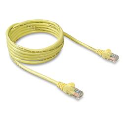 BELKIN COMPONENTS Belkin Cat5e Patch Cable - 1 x RJ-45 Network - 1 x RJ-45 Network - 20ft - Yellow