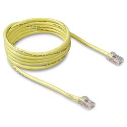 BELKIN COMPONENTS Belkin Cat5e Patch Cable - 1 x RJ-45 Network - 1 x RJ-45 Network - 2ft - Yellow