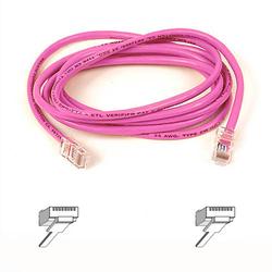 BELKIN COMPONENTS Belkin Cat5e Patch Cable - 1 x RJ-45 Network - 1 x RJ-45 Network - 4ft - Pink