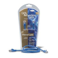 BELKIN COMPONENTS Belkin Cat6 Patch Cable - 1 x RJ-45 Network - 1 x RJ-45 Network - 15ft - Blue