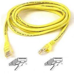 BELKIN COMPONENTS Belkin Cat6 UTP Patch Cable - 1 x RJ-45 - 1 x RJ-45 - 14ft - Yellow