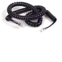 BELKIN COMPONENTS Belkin Coiled Telephone Handset Cable - 1 x RJ-11 - 1 x RJ-11 - 25ft - Black