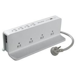 BELKIN COMPONENTS Belkin Compact L-Shaped Surge Protector 6ft.Cord