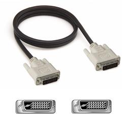 BELKIN COMPONENTS Belkin DVI Cable - 1 x DVI-D - 1 x DVI-D Video - 13ft - Black