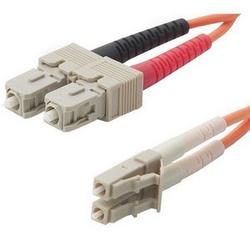 BELKIN COMPONENTS Belkin Duplex Fiber Optic Patch Cable - 2 x SC - 2 x LC - 250ft