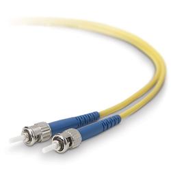 BELKIN COMPONENTS Belkin Duplex Fiber Optic Patch Cable - 2 x ST - 2 x ST - 15ft