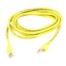 BELKIN COMPONENTS Belkin FastCAT Cat. 5E UTP Patch Cable - 1 x RJ-45 - 1 x RJ-45 - 25ft - Yellow