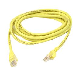 BELKIN COMPONENTS Belkin FastCAT Cat5e Patch Cable - 1 x RJ-45 - 1 x RJ-45 - 10ft - Yellow