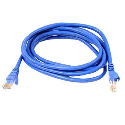 BELKIN COMPONENTS Belkin FastCAT Cat5e Patch Cable - 1 x RJ-45 Network - 1 x RJ-45 Network - 15ft - Blue