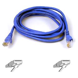 BELKIN COMPONENTS Belkin FastCat. 5E UTP Patch Cable - 1 x RJ-45 - 1 x RJ-45 - 7ft - Blue