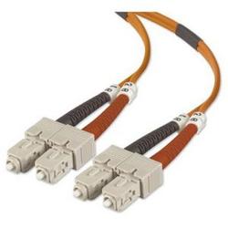 BELKIN COMPONENTS Belkin Fiber Optic Duplex Cable - 2 x SC - 2 x SC - 100ft - Orange