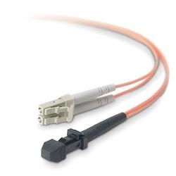 BELKIN COMPONENTS Belkin Fiber Optic Duplex Patch Cable - 1 x MT-RJ - 2 x LC - 16.4ft - Orange