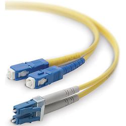 BELKIN COMPONENTS Belkin Fiber Optic Duplex Patch Cable - 2 x LC - 2 x SC - 32.81ft - Yellow