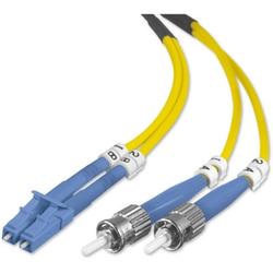 BELKIN COMPONENTS Belkin Fiber Optic Duplex Patch Cable - 2 x LC - 2 x ST - 6.56ft - Yellow