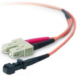 BELKIN COMPONENTS Belkin Fiber Optic Duplex Patch Cable - 2 x SC - 1 x MT-RJ - 32.81ft