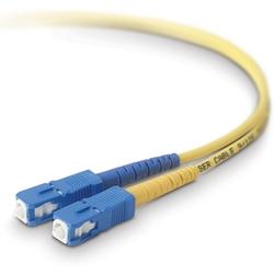 BELKIN COMPONENTS Belkin Fiber Optic Duplex Patch Cable - 2 x SC - 2 x SC - 32.81ft - Yellow