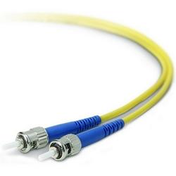 BELKIN COMPONENTS Belkin Fiber Optic Duplex Patch Cable - 2 x ST - 2 x ST - 3.28ft - Yellow (F2F80200-01M)