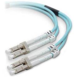 BELKIN COMPONENTS Belkin Fiber Optic Patch Cable - 2 x LC - 2 x LC - 3.28ft - Aqua