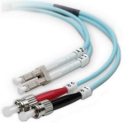 BELKIN COMPONENTS Belkin Fiber Optic Patch Cable - 2 x LC - 2 x ST - 16.4ft - Aqua