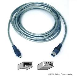 BELKIN COMPONENTS Belkin FireWire Cable - 1 x FireWire - 1 x FireWire - 14ft - Ice (F3N401-14-ICE)