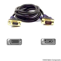 BELKIN COMPONENTS Belkin Gold Series VGA Monitor Extension Cable - 1 x DB-15 - 1 x DB-15 Monitor - 10ft - Black