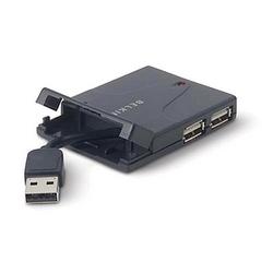 BELKIN COMPONENTS Belkin Hi-Speed UB 2.0 4-port Mini-Hub - 4 x 4-pin Type A USB 2.0 - USB Downstream, 1 x 4-pin Type A USB 2.0 - USB Upstream - External