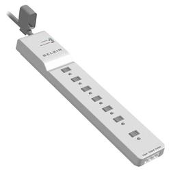BELKIN COMPONENTS Belkin Home Series Surge Protector, 2320 Joules, 7-Outlets, 6ft Cord, with Telephone Protection