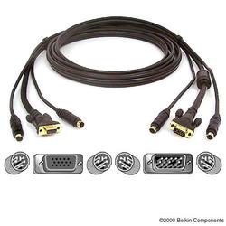 BELKIN COMPONENTS Belkin KVM Cable - 10ft