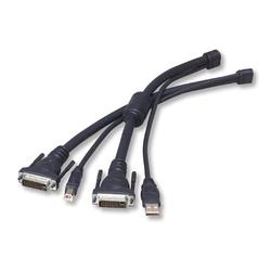 BELKIN COMPONENTS Belkin KVM Cable - 15ft - Gray