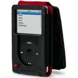 BELKIN COMPONENTS Belkin Kaiser Napa Flip Case - Leather - Red, Black