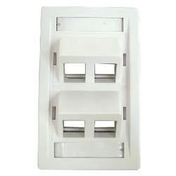 BELKIN COMPONENTS Belkin Module Faceplate - 1-gang - White