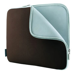 Belkin Neoprene Sleeves for Notebook - Top Loading - Neoprene - Chocolate, Tourmaline