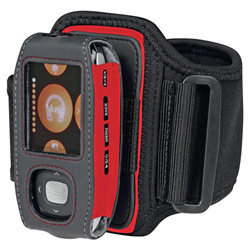 Belkin Neoprene Sports Armband/Belt Clip Case for Samsung T9 - MicroFiber, Neoprene - Red