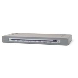 BELKIN COMPONENTS Belkin OmniView SMB 8-Port CAT5 KVM Switch - 8 x 1 - 8 x RJ-45 Keyboard/Mouse/Video - 1U - Rack-mountable