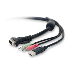 Belkin OmniView SOHO KVM Audio Cable - 10ft - Gray