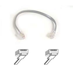 BELKIN COMPONENTS Belkin Phone Line Cord - 1 x RJ-11 - 1 x RJ-11 - 2ft - Clear