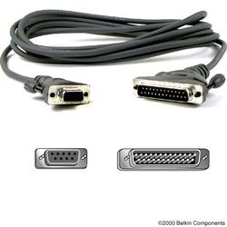 Belkin Pro Series AT Serial Modem Cable - 1 x DB-25 - 1 x DB-9 - 10ft